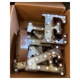 9.5' lighted letters