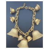 Vintage Miriam Haskell bell bracelet