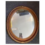 23' Vintage oval mirror