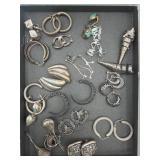 114.2 g Sterling silver earrings