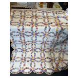 Vintage wedding ring quilt