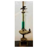 Whale oil timekeeping style lamp