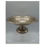 Weighted sterling silver candy dish