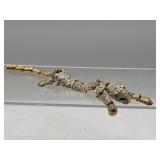 Panther shoulder brooch