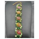 Vintage Juliana cats eye bracelet