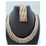 65.7 g sterling silver necklace and bracelet