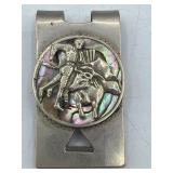 Signed Sterling silver money clip