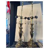 Vintage brass lamps