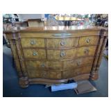 Large Bernhardt curved front dresser