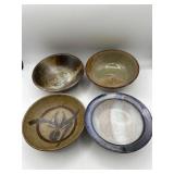 Mid century Studio Pottery bowls