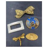 Czechoslovakia bow brooch and more