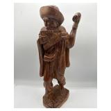 Carved folk art figure