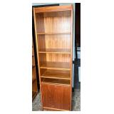 Mid-century Danish Modern teak bookcase & drawer