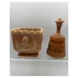Vintage Fenton Bicentennial planter & bell