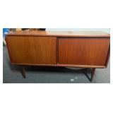 Mid-century Danish teak wood credenza