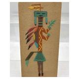 Native American Navajo sand painting