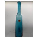 Mid-century Peedee Italy glass vase