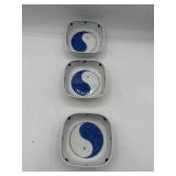 Ying yang rice bowls