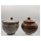 Japanese onta pottery jar & more