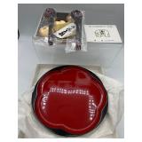 Japanese Zohiko Laquer tray & more