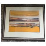 Signed John Mendoza watercolor painting