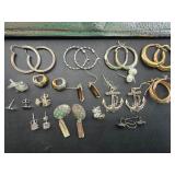 53.41 g Sterling silver earrings