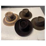Pendleton, Hilton & other vintage hats