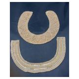 Vintage ladies pearl collars