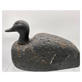 Antique hand carved wooden duck decoy