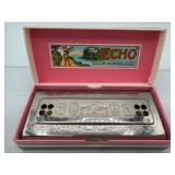 Vintage Hohner the echo harp harmonica Germany