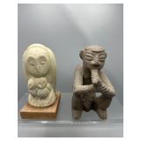Replica Motherhood owl sculpture & more