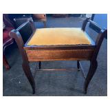 Antique piano stool