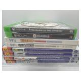 Xbox one Wii and video now games