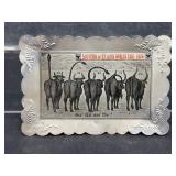 1904 St. Louis world fair novelty bull tip tray