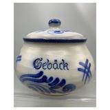 Vintage German salt glazed storage jar