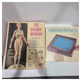 Vtg The Visible Woman & Labyrinth Wooden Maze Game
