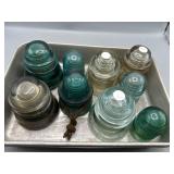 Vintage glass Insulators