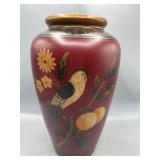 14' decorative bird vase