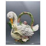 Fitz & Floyd garden rhapsody tea pot