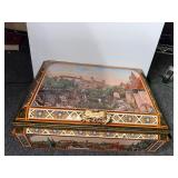 E Otto Schmidt artwork tin chest
