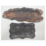 1904 St. Louis world fair metal trays