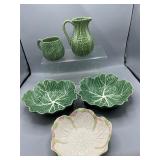Bordallo Pinheiro lettuce bowls & more