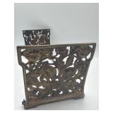 1907 Veiled Prophet VP expandable book ends
