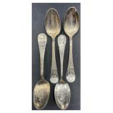 1904 St. Louis world's fair souvenir spoons