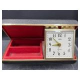 1969 VP veiled Prophet Elgin travel alarm clock