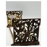Art Nouveau expanding book ends