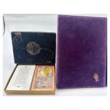 Veiled Prophet 1985 cards & 1957 notebook cover