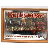 Budweiser beer clock