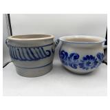 Stoneware planters