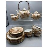 Vintage Kutani tea set